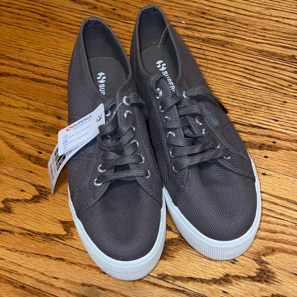 Superga Canvas platform Sneakers size 39.5 nwt